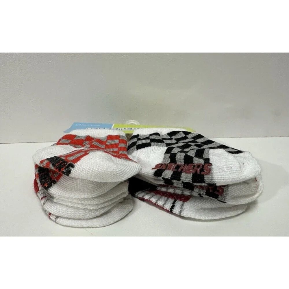 Skechers baby infant boy 0-12 months 6 pairs pack socks